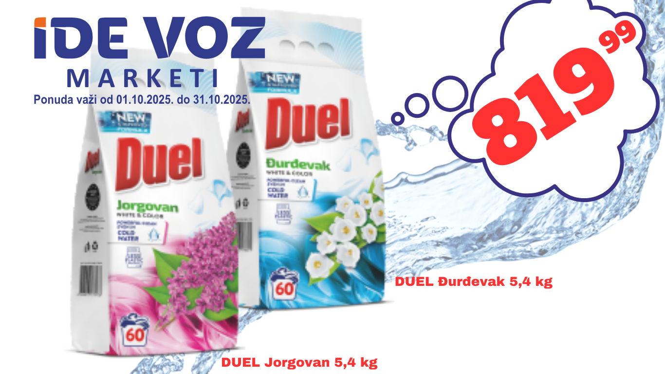 AKTUELNO u Marketima IDE VOZ !!!