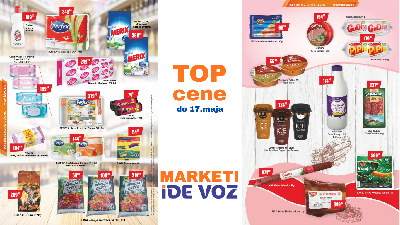 AKTUELNO u Marketima IDE VOZ !!!