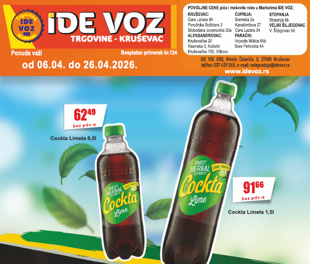 VELEPRODAJNI katalog IDE VOZ