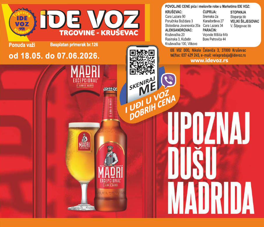 VELEPRODAJNI katalog IDE VOZ