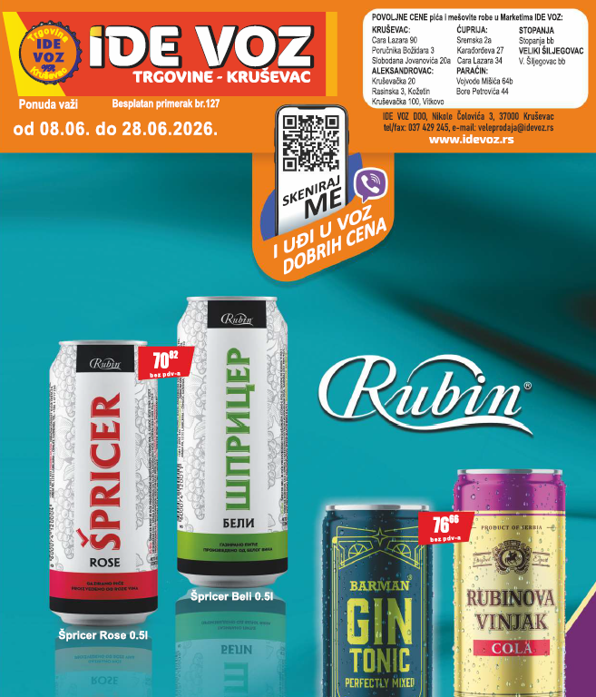 VELEPRODAJNI katalog IDE VOZ
