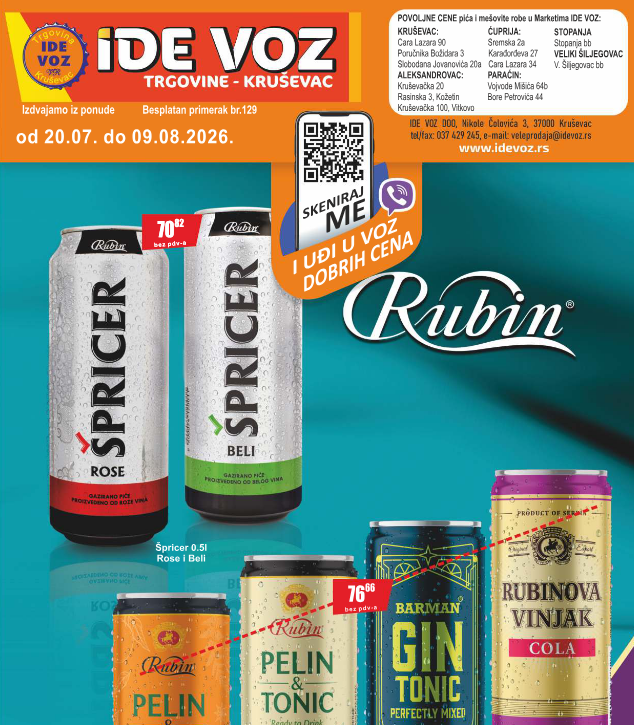 VELEPRODAJNI katalog IDE VOZ