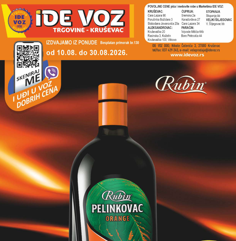 VELEPRODAJNI katalog IDE VOZ