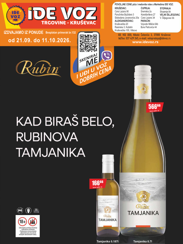 VELEPRODAJNI katalog IDE VOZ